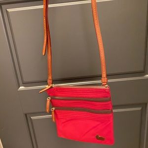 Dooney & Bourke red crossbody